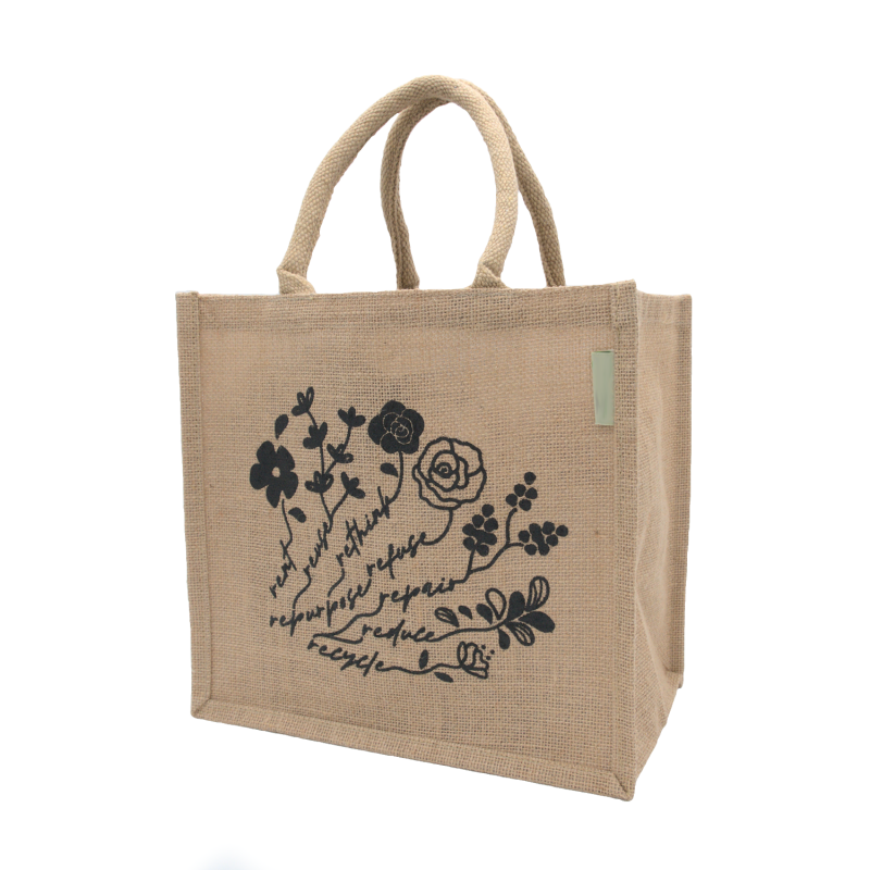 Jute shopping bag